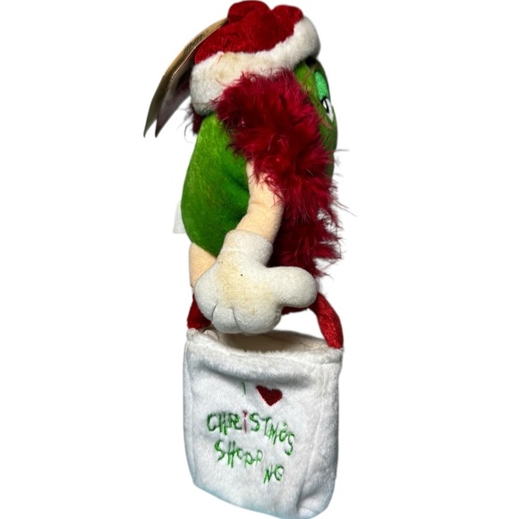 2002 Green M&M Ornament w Bag & Tags Mars Promo - Picture 15 of 16